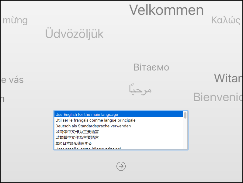 Choose Language - Uninstall Bitdefender Antivirus for Mac