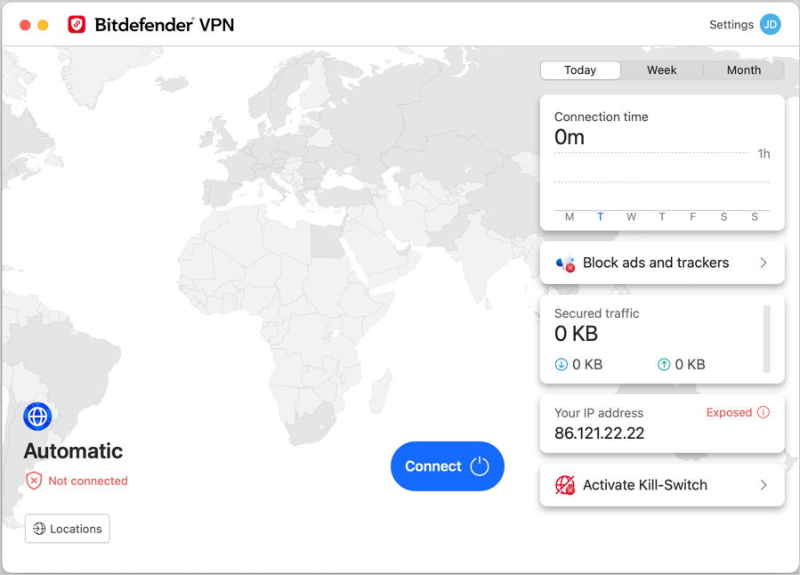 Bitdefender VPN for Mac
