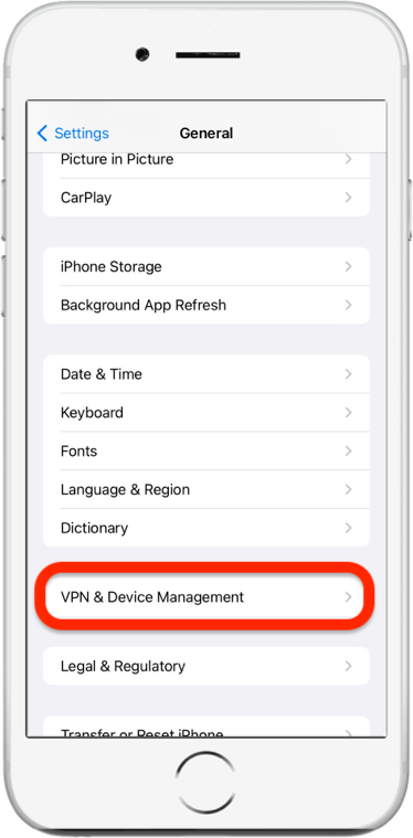 VPN & Device Management