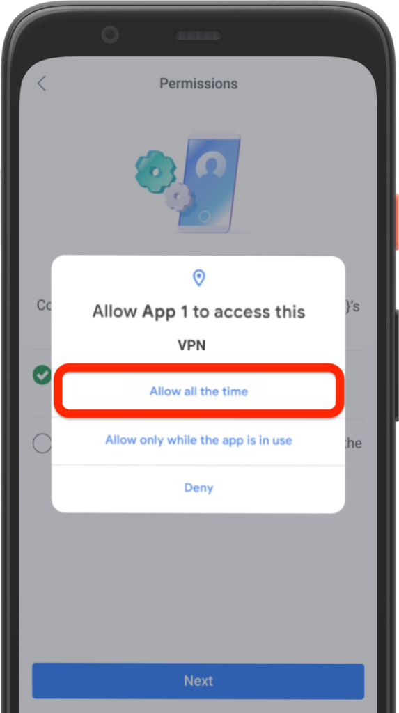 Allow VPN